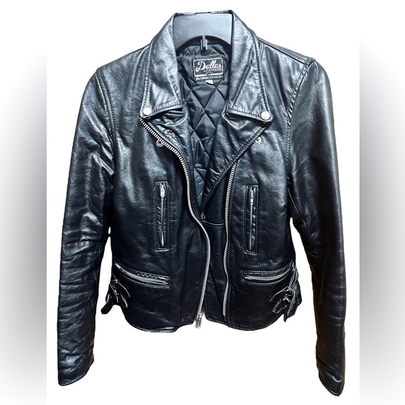 Dallas Leather Jackets & Blazers - Dallas Motto Leather Jacket